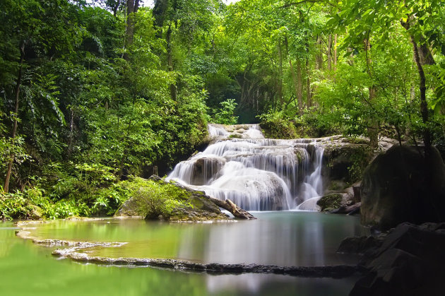 Thailand Erawan Waterfalls(Kanchanaburi)