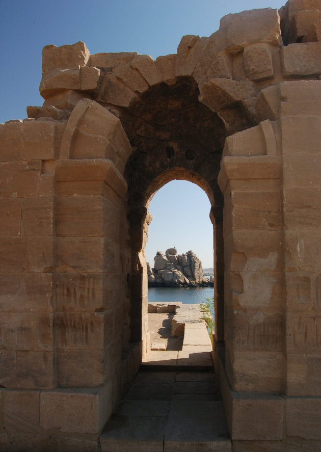 Doorkijkje Philae Tempel