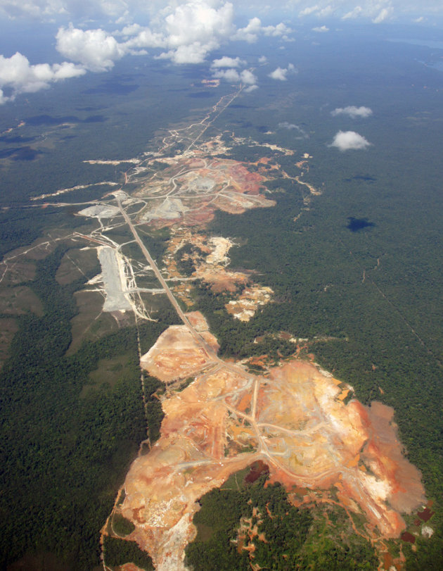 Jungle Suriname vanuit de lucht
