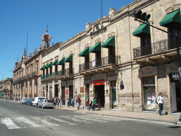 Centrale plein (Zócalo) in Morelia, Michoacán