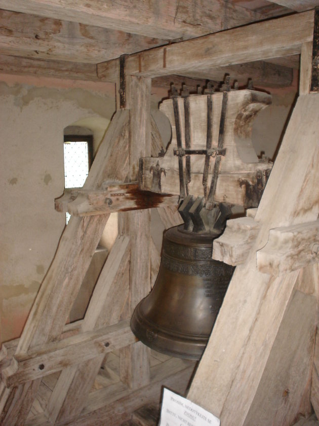 Klok in  toren van Kasteel Karlsteijn