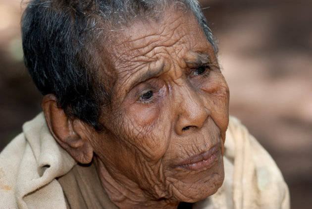 Ethiopie: Oude vrouw.