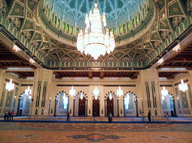 Grote gebedsruimte, Sultan Qabous moskee