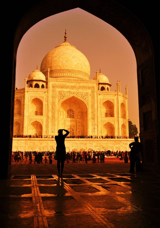 Foto van de Taj Mahal