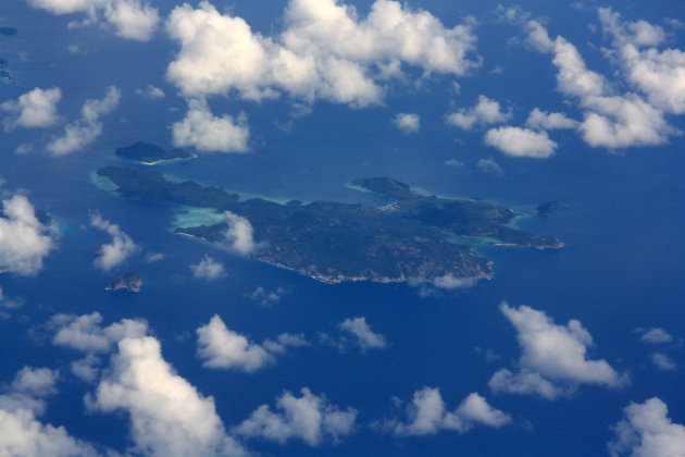 Luchtfoto eiland
