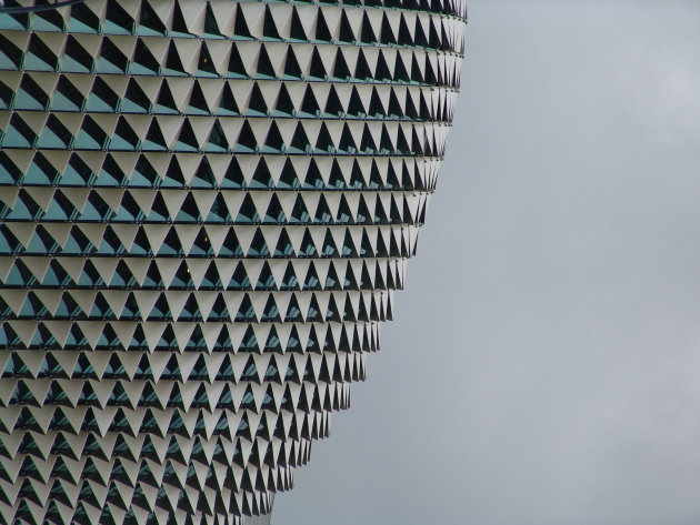 Esplanada gebouw ('Durian' gebouw) in Singapore 