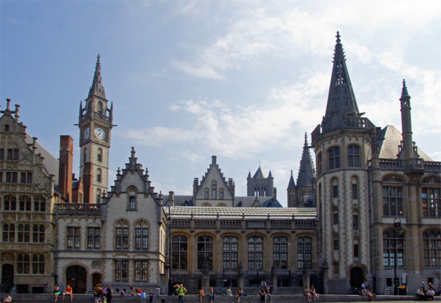 historisch centrum van Gent