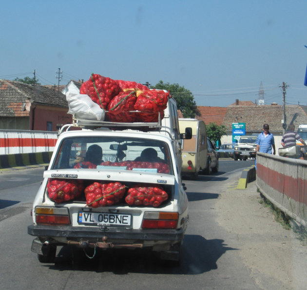 Dacia op zijn retour van de paprikamarkt