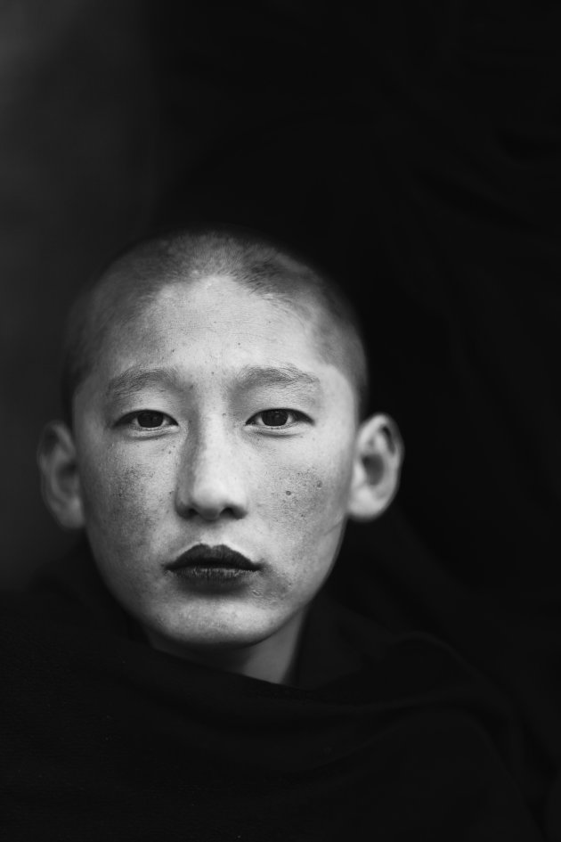 Monnik, Bhutan.