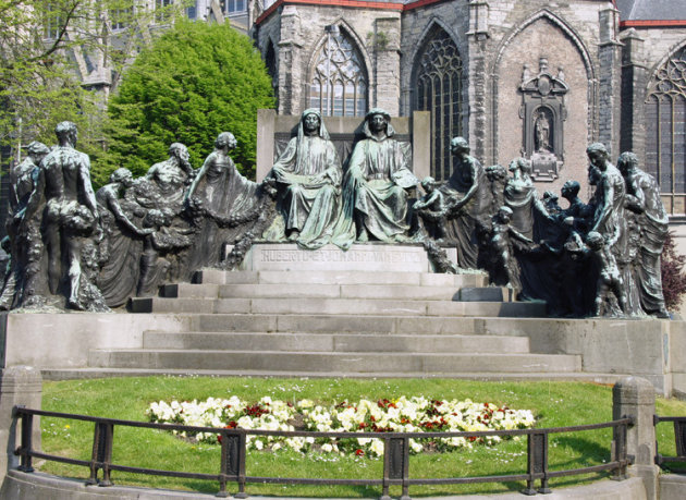 Monument van de gebr. van Eyck Gent