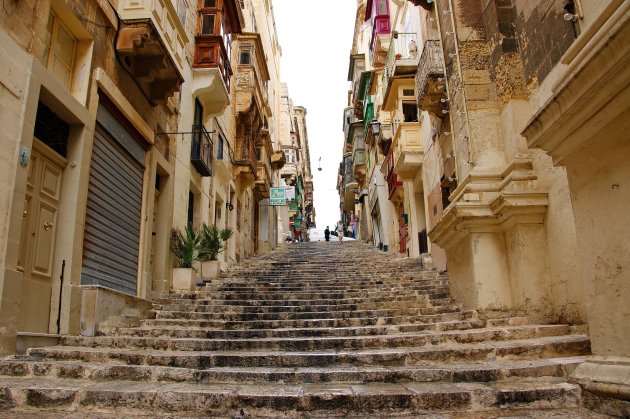 The  Stepped Streets of  Valletta