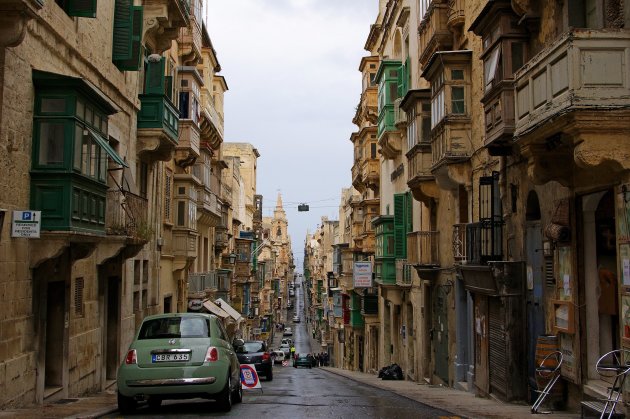 Hilly Street of Valletta