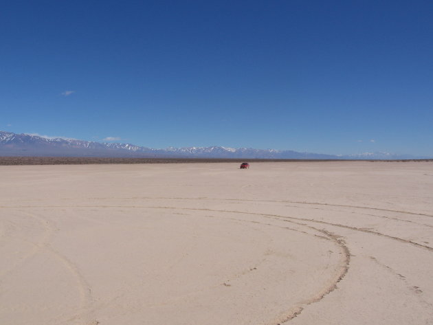 Versteende zandvlakte Argentinie