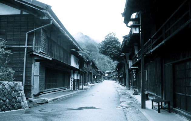 Japans dorp Tsumago