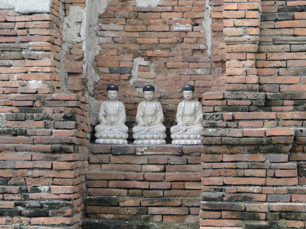 3 Boeddha beeldjes 