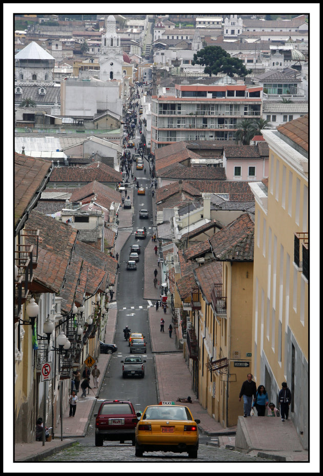 Straat in Quito