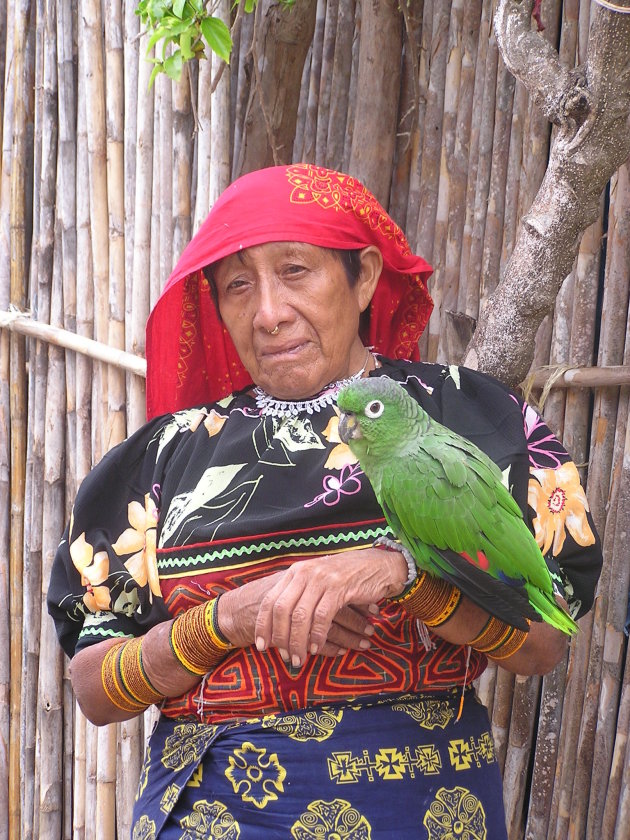 Kuna-indiaan in Panama