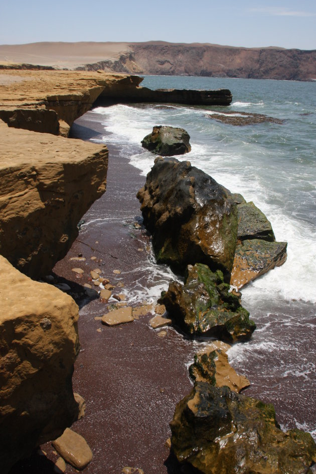 Rough Paracas coast