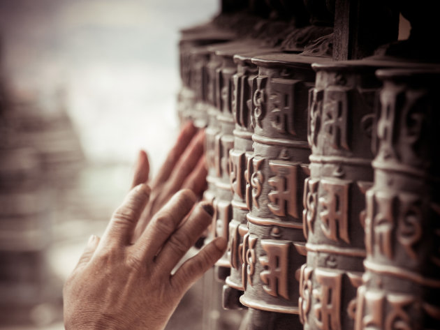 Gebedsmolens van Swayambunath
