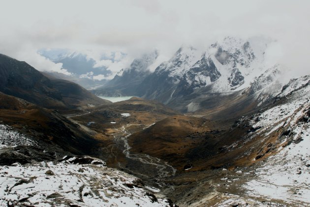 Zicht op Khumbu vallei