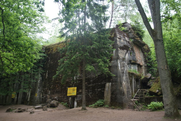 Wolfsschanze, het bunkercomplex van Hitler voor de inval in Rusland WOII