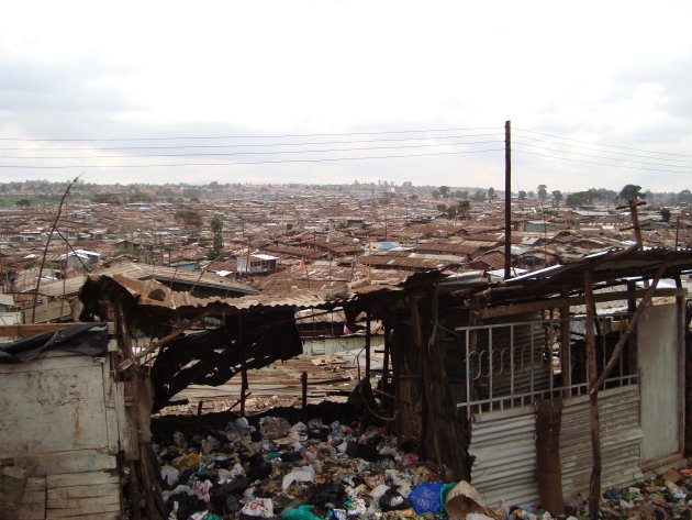 uitzicht over Kibera