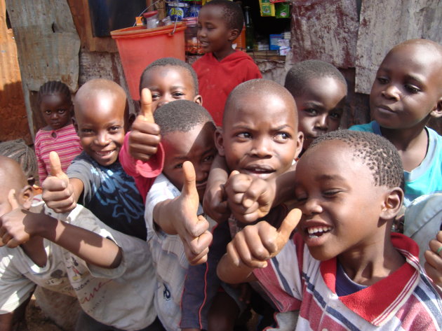 kindergekte in Kibera