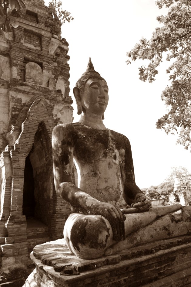 Buddha beeld bij Wat Mahathat