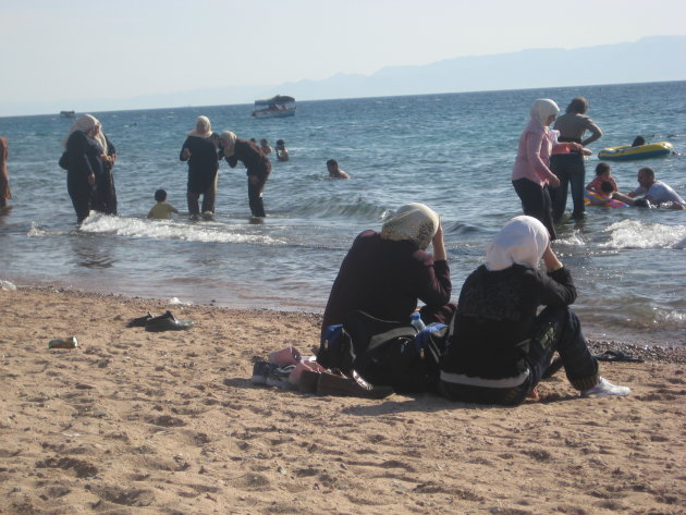 Dagje naar het strand Aqaba beach