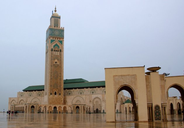 The Hassan II Mosque... The second largest mosque in the world