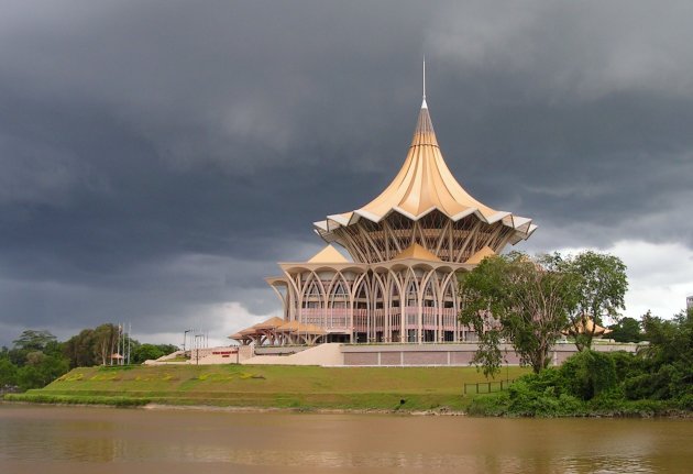 Moskee in Kuching, Borneo