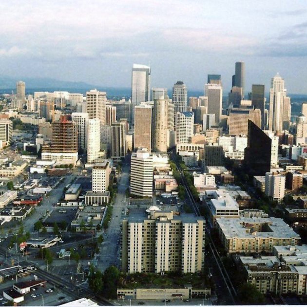 Uitzicht op Seattle