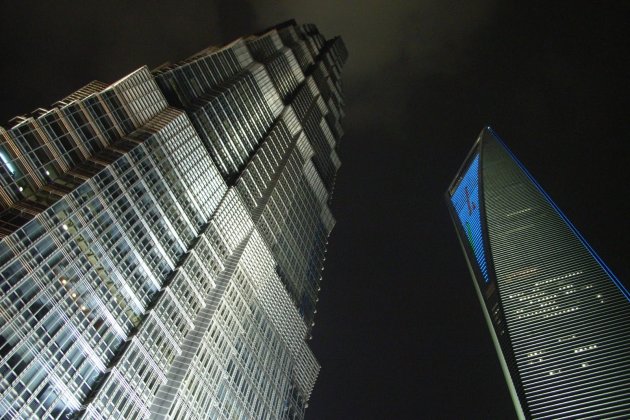 De hoogste gebouwen 'by night'
