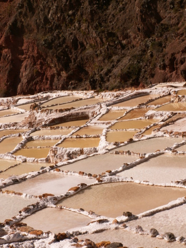 De zoutpannen nabij Cusco