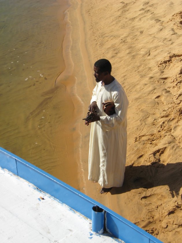 Nubische man aan de Nijl