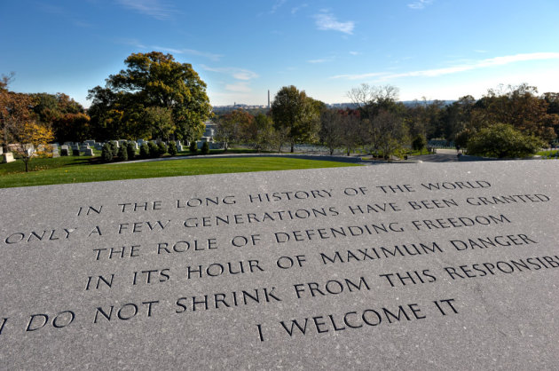 Uitzicht over Arlington Cemetery