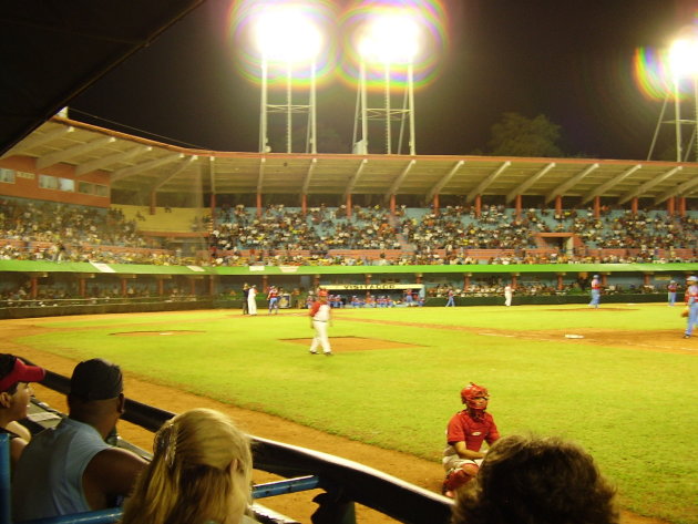 Honkbalwedstrijd in Cuba