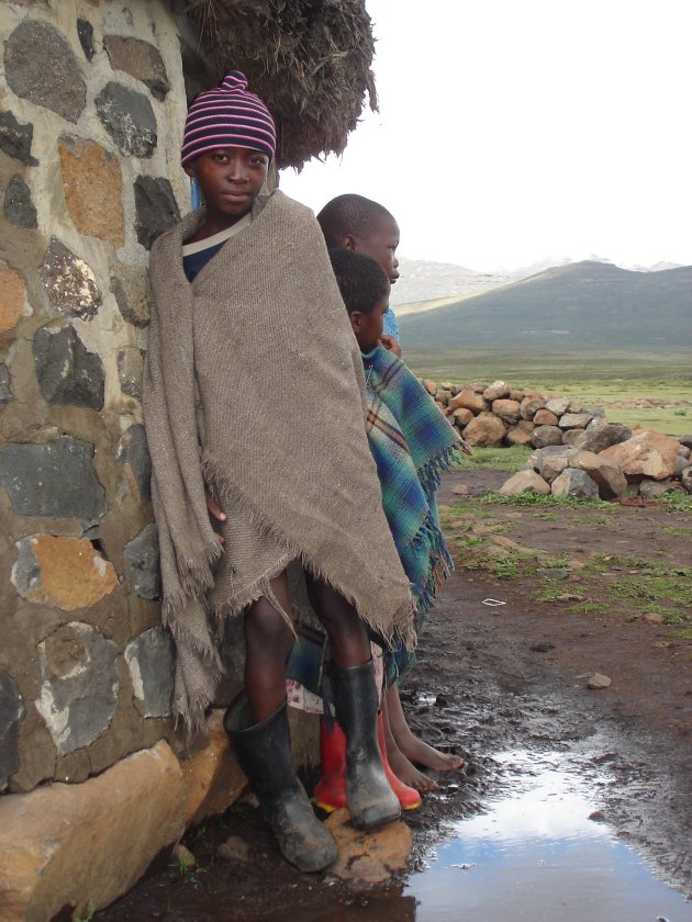 Kinderen in Lesotho