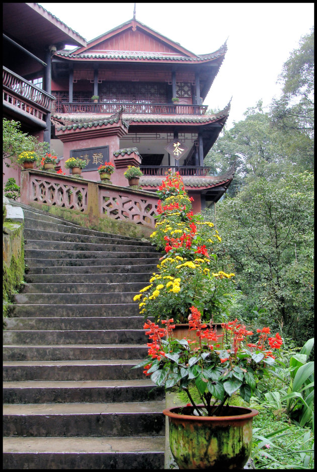 bloemen tempel