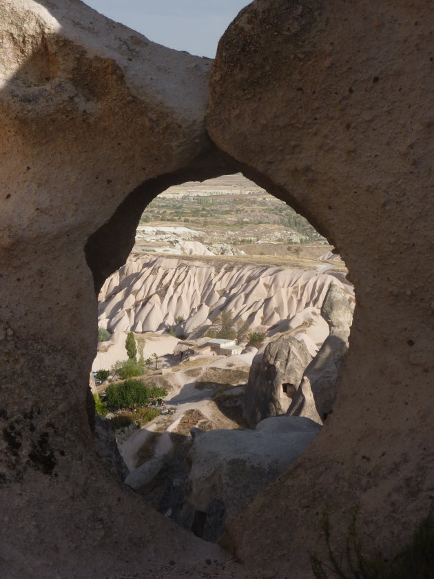 Uitzicht vanaf Cappadocie