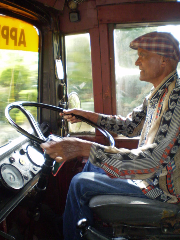 onze buschauffeur in de Cameron Highlands