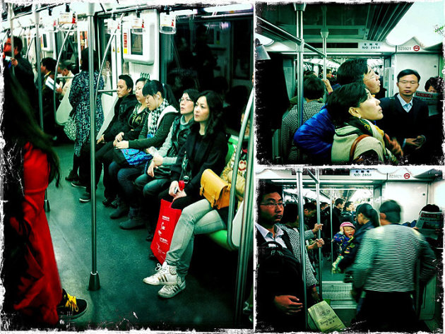 Shanghai Metro Scenes