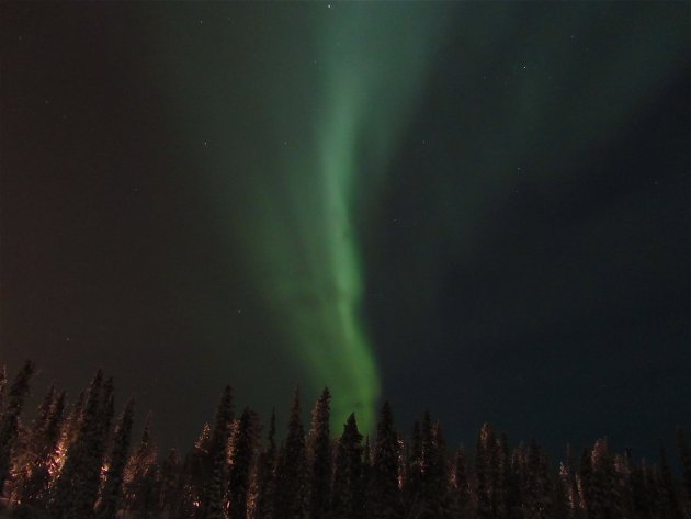 Het Noorderlicht in Luosto (Fins Lapland)