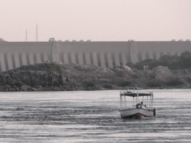 Stuwdam bij Aswan