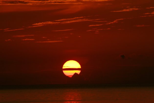 zonsondergang in Jamaica