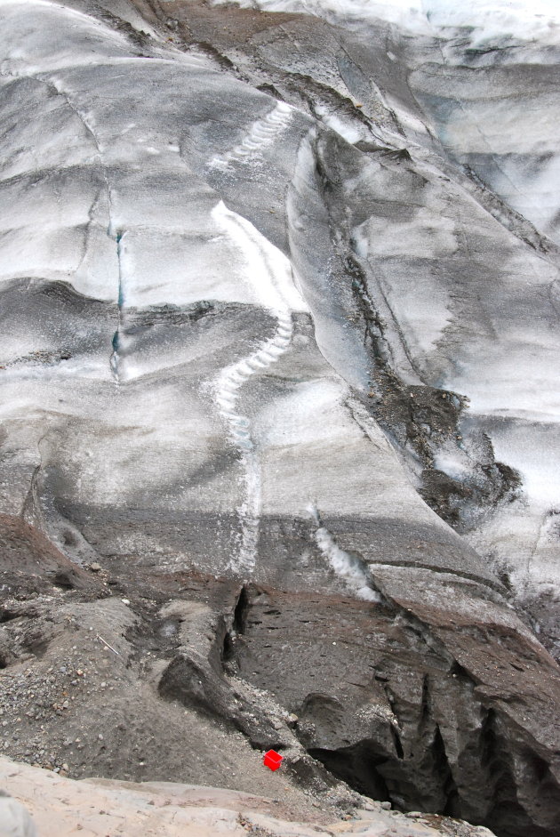 trapje in gletsjer Vatnajokull
