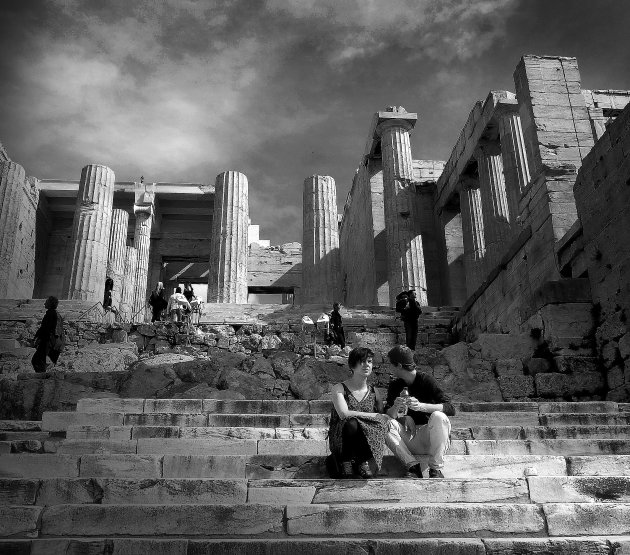 Trappen van de Acropolis