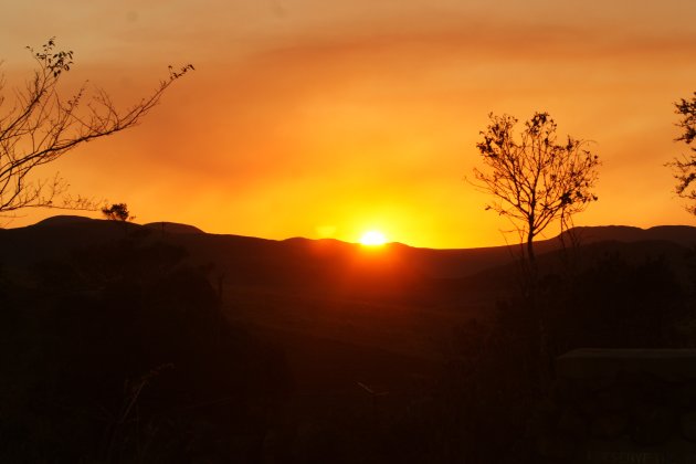 Zonsondergang Swaziland
