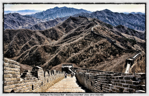 walking on the chinese wall