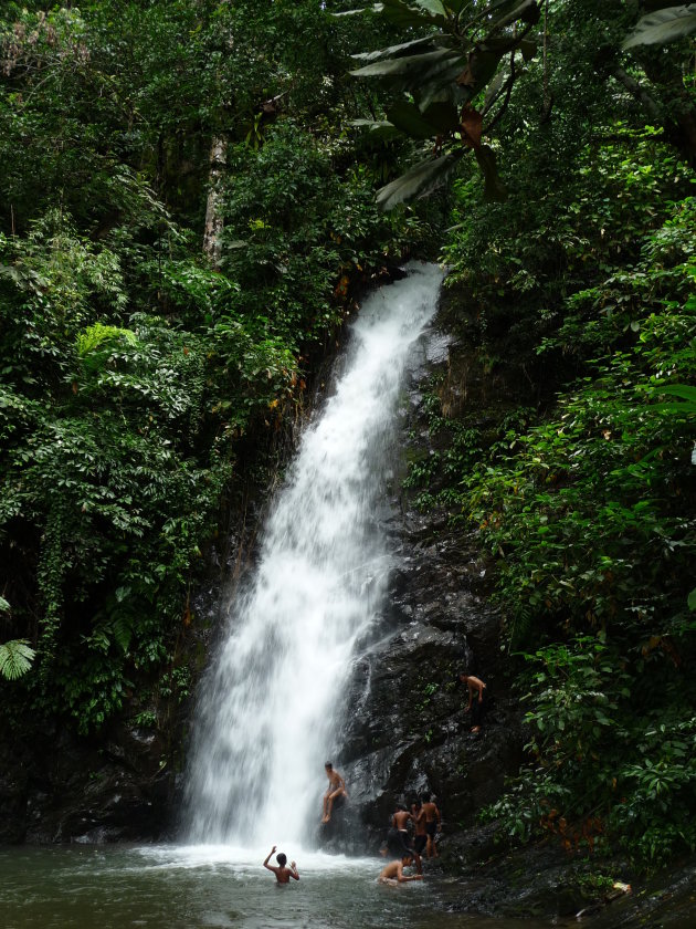 waterval in het binnenland van Langkawi